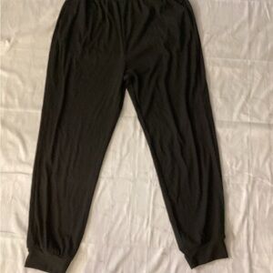 Black Ribbed Pants
